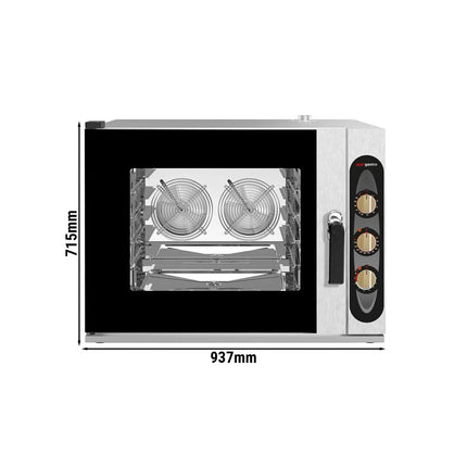 GGM Gastro Commercial Electric Combi Oven - Manual Controls - 5x GN 1/1 - incl. Mounting brackets
