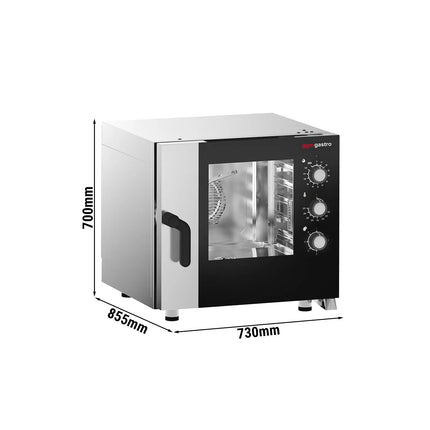 GGM Gastro Commercial Electric Combi Oven- Manual Controls - 5x GN 1/1 - incl. Manual washing system