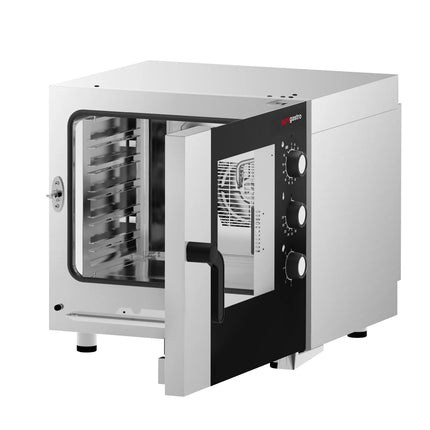 GGM Gastro Commercial Electric Combi Oven- Manual Controls - 5x GN 1/1 - incl. Manual washing system