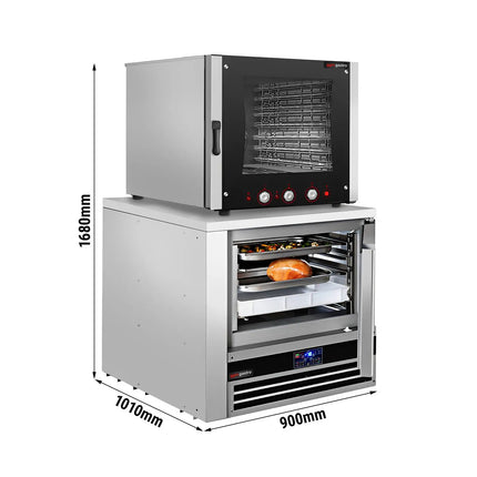 GGM Gastro Commercial Electric Combi Oven- Manual Controls - 6x GN 1/1 or 6x EN 600x400 - incl. Blast Chiller 5x GN 1/1