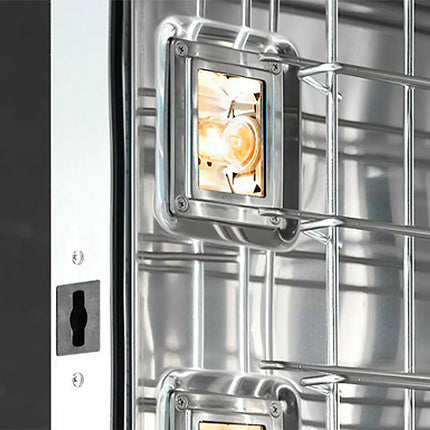 GGM Gastro Commercial Electric Combi Oven- Manual Controls - 6x GN 1/1 or 6x EN 600x400 - incl. Blast Chiller 5x GN 1/1