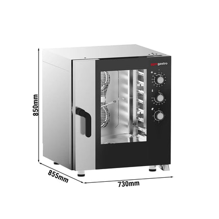 GGM Gastro Commercial Electric Combi Oven - Manual Controls - 7x GN 1/1 - incl. Mounting brackets