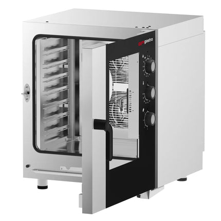 GGM Gastro Commercial Electric Combi Oven - Manual Controls - 7x GN 1/1 - incl. Mounting brackets
