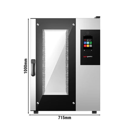 GGM Gastro Commercial Electric Combi Oven - Touchscreen Controls - 10x GN 1/1 - incl. Automatic washing system, Core temperature probe, HACCP monitoring, USB