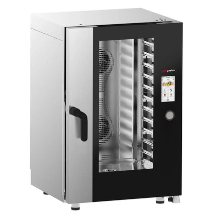 GGM Gastro Commercial Electric Combi Oven - Touchscreen Controls - 11x GN 1/1 - incl. Automatic washing system & Core temperature probe