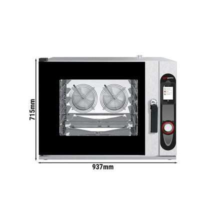 GGM Gastro Commercial Electric Combi Oven  - Touchscreen Controls - 5x GN 1/1 - incl. Automatic washing system
