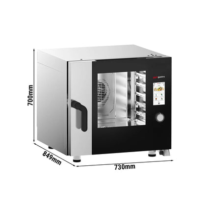 GGM Gastro Commercial Electric Combi Oven - Touchscreen Controls - 5x GN 1/1 - incl. Automatic washing system & Core temperature probe