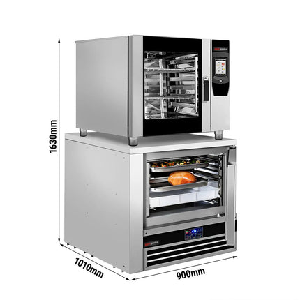 GGM Gastro Commercial Electric Combi Oven- Touchscreen Controls - 5x GN 1/1 - incl. Core temperature probe & Washing system