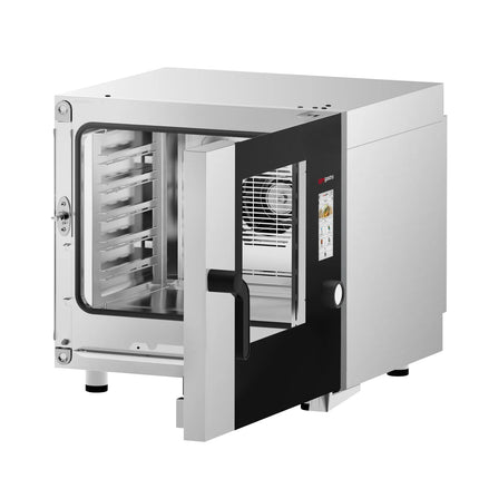 GGM Gastro Commercial Electric Combi Oven - Touchscreen Controls - 5x GN 1/1 - incl. Automatic washing system & Core temperature probe