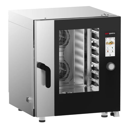 GGM Gastro Commercial Electric Combi Oven - Touchscreen Controls - 7x GN 1/1 - 17.8 cm TFT touchscreen - incl. Automatic washing system & Core temperature probe