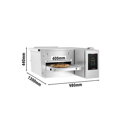 GGM Gastro Commercial Electric Conveyor Oven – 980 × 1300 mm – Touch Control – 400 mm Belt Width