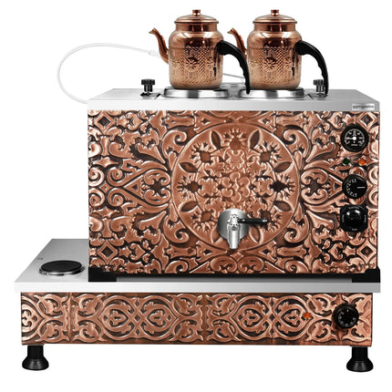 GGM Gastro Commercial Electric Copper Tea Urn - 770mm - 22 Litres