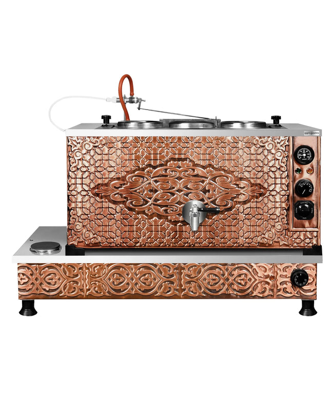 GGM Gastro Commercial Electric Copper Tea Urn - 870mm - 33 Litres