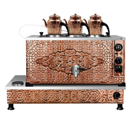 GGM Gastro Commercial Electric Copper Tea Urn - 870mm - 33 Litres