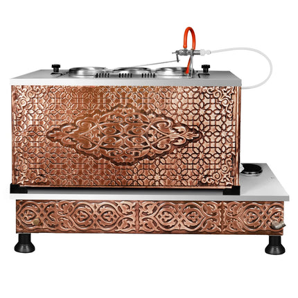 GGM Gastro Commercial Electric Copper Tea Urn - 870mm - 33 Litres