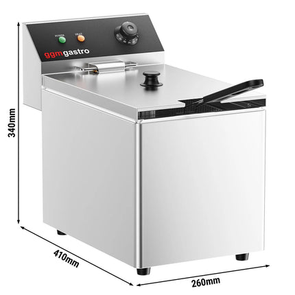 GGM Gastro Commercial Electric Deep Fryer – 8 Litres – 3.25 kW