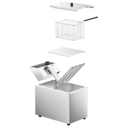 GGM Gastro Commercial Electric Deep Fryer – 8 Litres – 3.25 kW