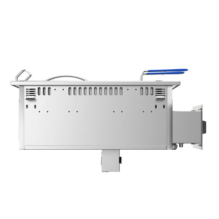 GGM Gastro Commercial Electric Drop-in Fryer – 13 L – 12 kW - with drain tap