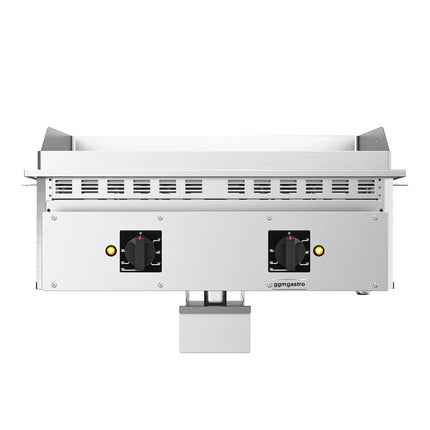 GGM Gastro Commercial Electric Drop-in Griddle – 9 kW – Smooth - Cooking Area: 744 x 484 mm