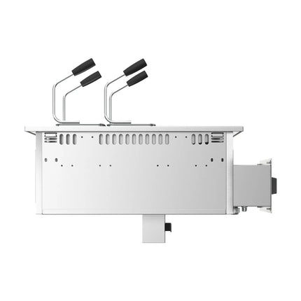 GGM Gastro Commercial Electric Drop-in Pasta Cooker – 13 L – 7.5 kW - with drain tap - incl. 3 Baskets