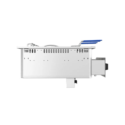 GGM Gastro Commercial Electric Drop-in Twin Tank Fryer - 13+13 L - 24kW  - with drain tap