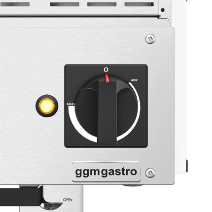 GGM Gastro Commercial Electric Drop-in Water Grill - 400x765x420mm - 3.75 kW