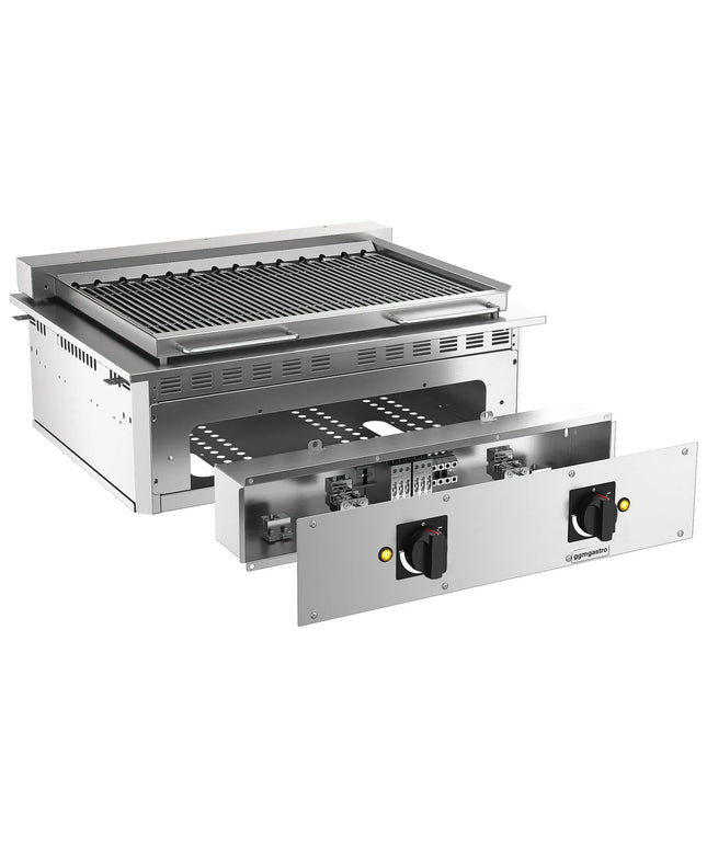 GGM Gastro Commercial Electric Drop-in Water Grill – 800x765x420mm -  8.75 kW