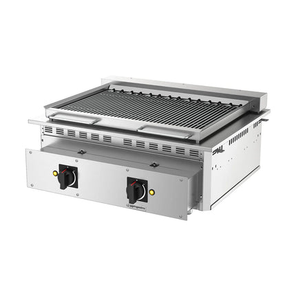 GGM Gastro Commercial Electric Drop-in Water Grill – 800x765x420mm -  8.75 kW