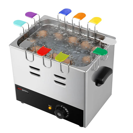 GGM Gastro Commercial Electric Egg Boiler - 10 Eggs - 2.6kW - with 10 egg baskets