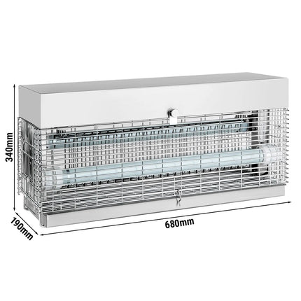 GGM Gastro Commercial Electric Fly Killer PREMIUM - 80-150m² - 4x20W - Stainless Steel