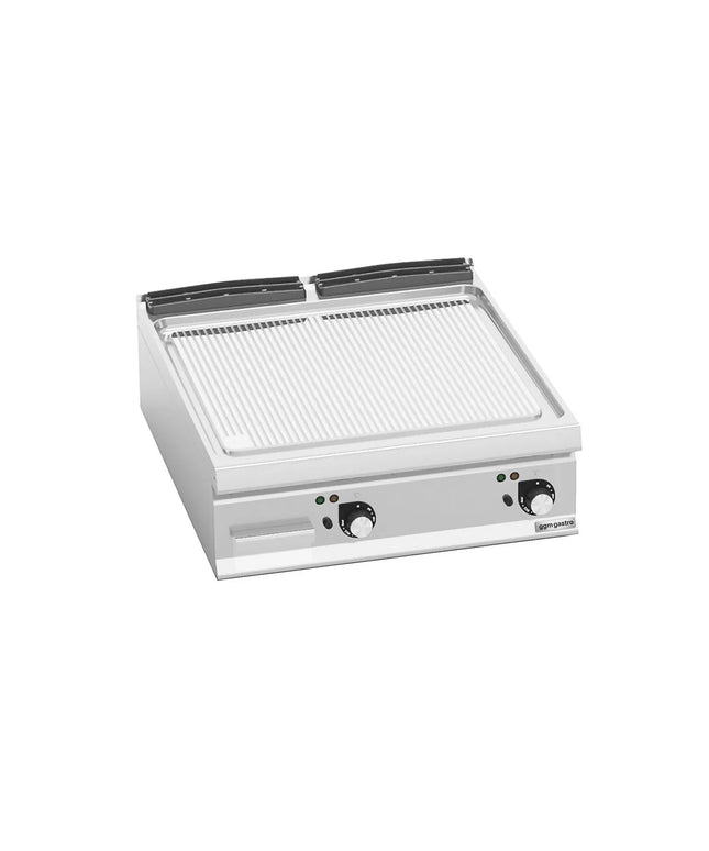 GGM Gastro Commercial Electric Griddle - 13.2kW - Ribbed Plate