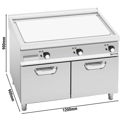 GGM Gastro Commercial Electric Griddle - 19.8kW - Smooth Plate - on Stand
