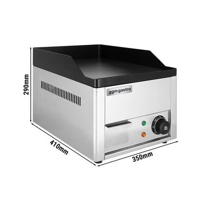 GGM Gastro Commercial Electric Griddle - 2.2kW - Smooth Plate