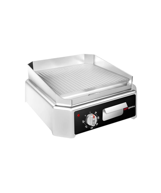 GGM Gastro Commercial Electric Griddle - 2.5kW - Ribbed Plate - Cooking area: 405x445mm