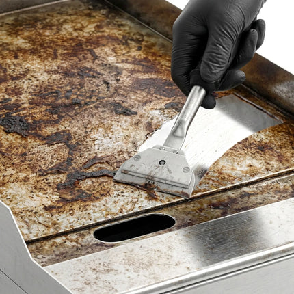 GGM Gastro Commercial Electric Griddle - 3.6kW - Smooth Plate - Cooking area: 400x700mm