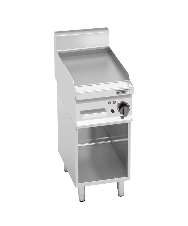 GGM Gastro Commercial Electric Griddle - 4.0kW - Smooth Plate - Cooking area: 296x430mm - on Stand