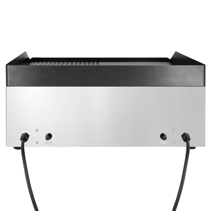 GGM Gastro Commercial Electric Griddle - 4.4kW - Smooth/Ribbed Plate (half & half) - Cooking area: 600x335mm