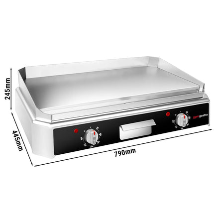 GGM Gastro Commercial Electric Griddle - 5.0kW - Smooth Plate