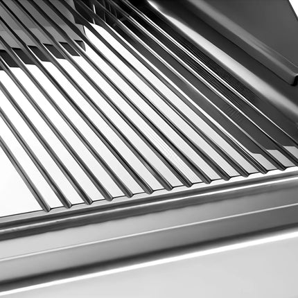 GGM Gastro Commercial Electric Griddle - 6.6kW - Ribbed Plate