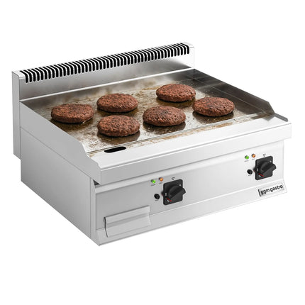 GGM Gastro Commercial Electric Griddle - 7.1kW - Smooth Plate - Cooking area: 795x500mm
