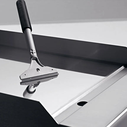 GGM Gastro Commercial Electric Griddle - with Hard Chrome Plate - 4.0kW - Smooth Plate - Cooking area: 296x430mm - on Stand