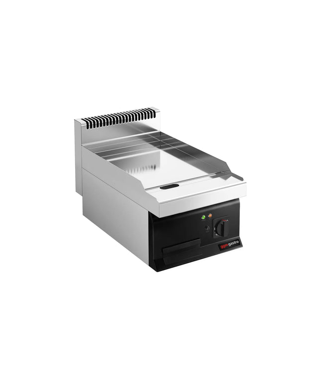 GGM Gastro Commercial Electric Griddle - with Hard Chrome Plate - 4.5kW - Smooth Plate - Cooking area: 395x535mm