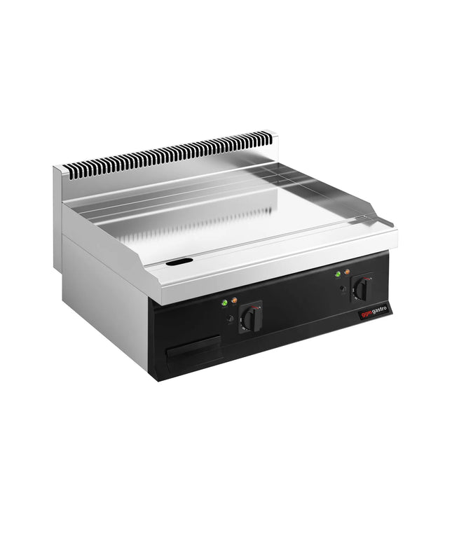 GGM Gastro Commercial Electric Griddle - with Hard Chrome Plate - 8.0kW - Smooth Plate - Cooking area: 795x535mm