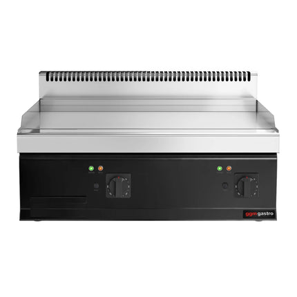 GGM Gastro Commercial Electric Griddle - with Hard Chrome Plate - 8.0kW - Smooth Plate - Cooking area: 795x535mm