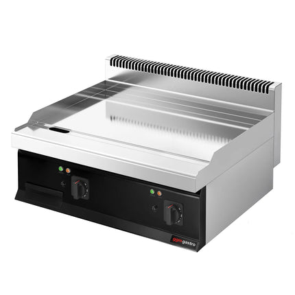 GGM Gastro Commercial Electric Griddle - with Hard Chrome Plate - 8.0kW - Smooth Plate - Cooking area: 795x535mm
