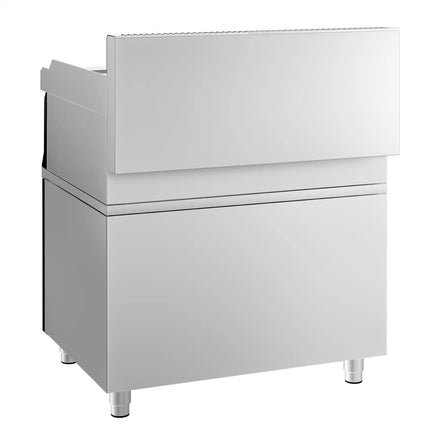 GGM Gastro Commercial Electric Griddle - with Hard Chrome Plate - 8.0kW - Smooth Plate - Cooking area: 795x535mm - with Cabinet Base - 2 Doors