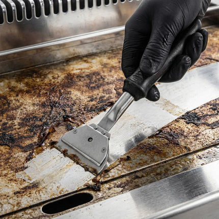 GGM Gastro Commercial Electric Griddle - with Hard Chrome Plate - 8.0kW - Smooth Plate - Cooking area: 795x535mm