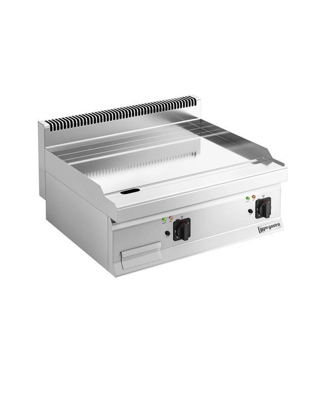 GGM Gastro Commercial Electric Griddle - with Hard Chrome Plate - 9.0kW - Smooth Plate - Cooking area: 595x500mm