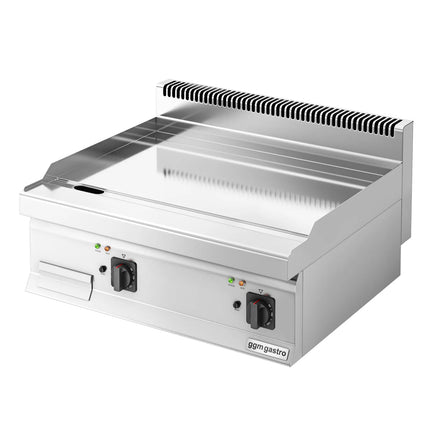GGM Gastro Commercial Electric Griddle - with Hard Chrome Plate - 9.0kW - Smooth Plate - Cooking area: 595x500mm