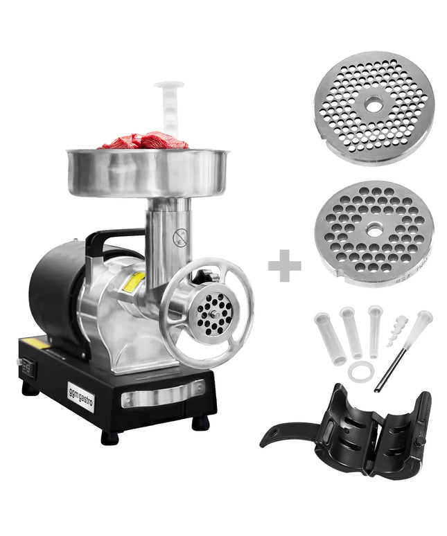 GGM Gastro Commercial Electric Meat Mincer - Size 22 - 250-300kg/h - 750 W - with Cooling System